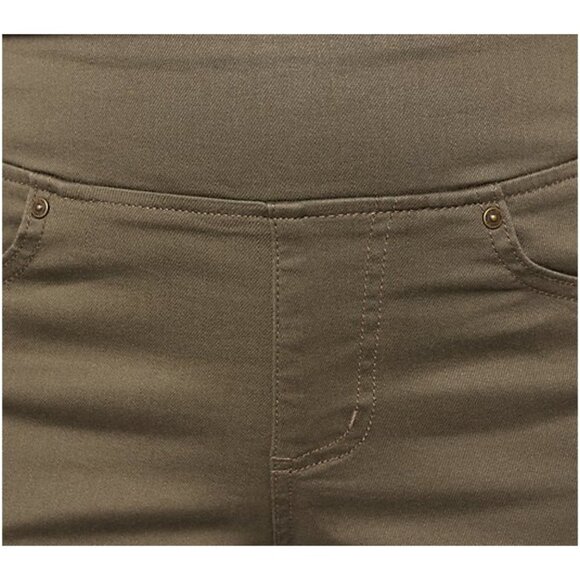 Belle by Kim Gravel Burnt Henna TripleLuxe Twill Tall Boot-Cut Jean Tall Size 12 - Picture 6 of 8